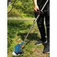 thumbnail image 6 of WZTO Handheld Lawn Trimmer | Cordless Electric Lawn Mower | Blue Lawn Trimmer with Rotatable Head & Safety Lock, Multipurpose Lawn Mower for Branches, 6 of 8