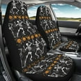 thumbnail image 3 of Renewold Skeleton Pumpkin Bat Car Seat Covers Set 2 PCS Universal Soft Car Seat Protection Halloween Auto Interior Accessories Decor for Men Women, 3 of 7