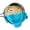 blue, variant on 1pc Clip On Strainer Silicone for All Pots and Pans, Pasta Strainer Clip on Food Strainer for Meat Vegetables Fruit Silicone Kitchen Colander