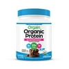 Organic Protein Powder, Creamy Chocolate Fudge - Vegan, Plant Based, 6g of Fiber, No Dairy, Gluten, Soy or Added Sugar, Non-GMO, 1.12 Lb