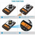 thumbnail image 5 of Báscula de precisión, 50 g/0,001 g, báscula de precisión de 0,001 g, báscula de cocina con pantalla LCD con peso de calibración de 50 g y pinzas electrostáticas naranja, 5 of 5