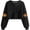 Black, variant on Halloween Crop Tops for Women Crew Neck Long Sleeve Sweatshirt Funny Pumpkin Graphic Loose Print Blouses Fashion Cute Outdoor Photography Party S Green