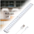 thumbnail image 1 of Luz de armario de 40 LED, luz de armario con sensor de movimiento, USB, 1 of 5
