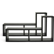 Tillman Dark Brown Modern Display Shelf