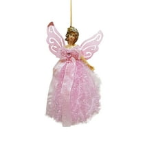 Christmas Tree Topper Angel Treetop Featuring Hanging Rope for Elegant Holiday Decorations and Festive Tree Ornamentation
