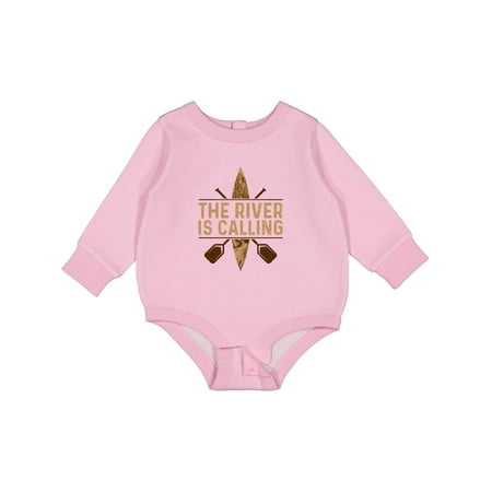 Inktastic Kayaking River is Calling Kayak Baby Fleece Bodysuit