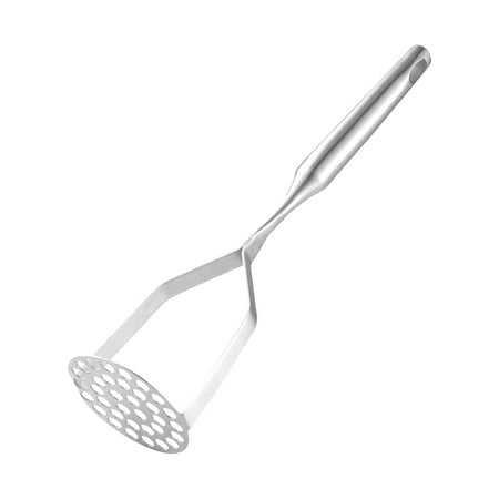 

1Pc Potato Masher Manual Potato Crusher Hand Pressing Tool Kitchen Supply (Silver)