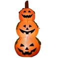 thumbnail image 1 of Costway 5 Ft  Halloween Inflatable 3-Pumpkin Stack Blow Up Pumpkin Ghost Yard Decoration, 1 of 9