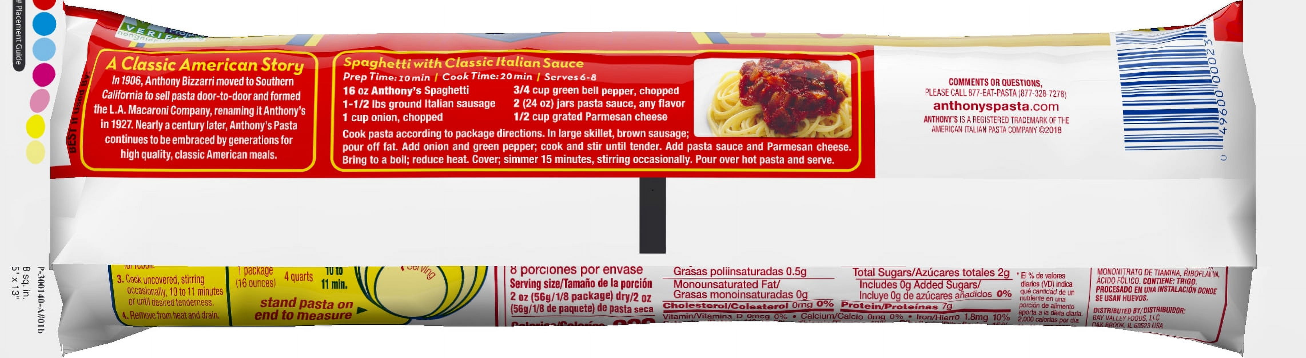 Anthony's Spaghetti, 16 oz