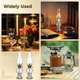 thumbnail image 2 of 2PCS Glass Oil Lamps for Indoor Use Vintage Kerosene Lamp Oil Lantern Kerosene Lantern with 2 Wicks, 2 of 5
