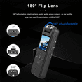 thumbnail image 3 of Zmisner 4K Pocket Action Camera, 4H+ battery life, 180° Handheld DV, Wearable Body Cam,1400mAh Vlogging Camera 128G Card, With 1/4 Screw Bracket, 3 of 12
