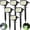 Cool White, variant on Solar Color Changing Spot Lights Outdoor Waterproof Colored RGB Solar Powered Landscape Lights for Yard 7 Lighting Modes Multicolor Solar Spotlights for Pathway Garden Outside (6 Pack)