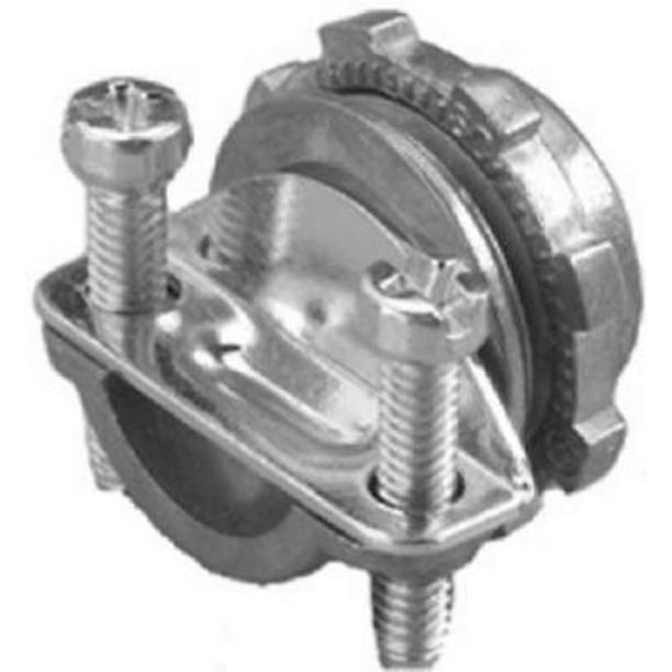 3/4" Cable Clamp Connector For NonMetallic Cable UPC Polybag 10PK