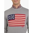 thumbnail image 4 of Chaps Men's & Big Men's Long Sleeve Flag Crewneck Sweater, Sizes S-3XL, 4 of 7