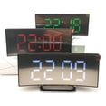 thumbnail image 3 of Reloj despertador digital LED Reloj despertador digital Radio silenciosa Reloj despertador de mesa Reloj despertador de mesa Verde, 3 of 9