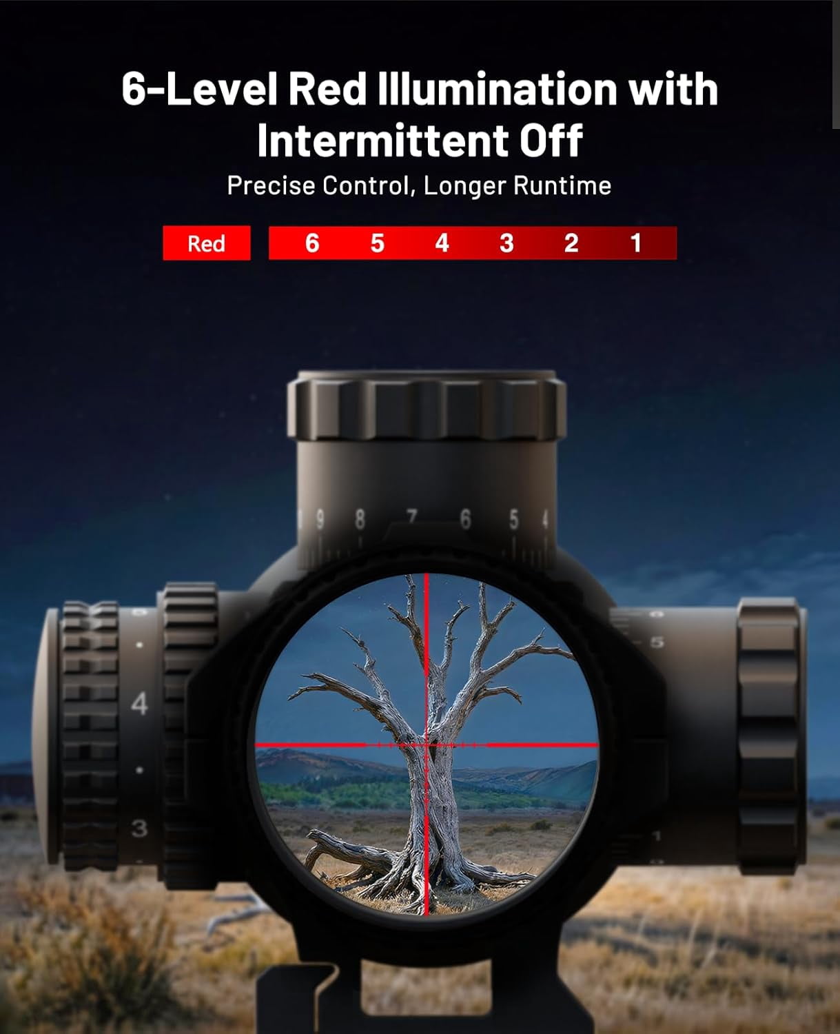 SharpOptics 4-16x44 Scope, Long Range Scope