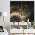thumbnail image 3 of Design Art - Art de Lumière Fractale Jaune, 3 of 5