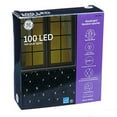 thumbnail image 2 of GE 100 LED Energy Smart Random Sparkle Warm White Net Lights 5' x 4' Indoor/Outdoor Holiday Lighting Decoration 20 Sq.Ft (Green Wire), 2 of 6