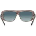 thumbnail image 3 of Ray Ban Blair Blue Gradient Grey Square Unisex Sunglasses 0RB2196 13143M 61, 3 of 7