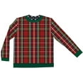thumbnail image 2 of Long Sleeve: Plaid Walrus Ugly Xmas Sweater Costume Tee Long Sleeves, 2 of 2