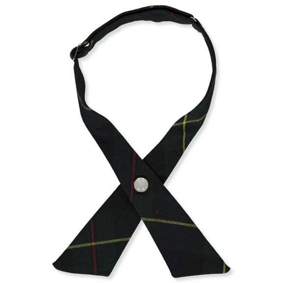 French Toast Girls Adjustable Plaid Cross Tie