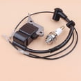 thumbnail image 4 of Ignition Coil Module Spark Plug for Chainsaw 2500 25CC ZENOAH G2500 TIMBERPRO LAWNFLITE Spare Parts, 4 of 5