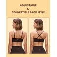 thumbnail image 6 of CRZ YOGA Butterluxe V-Neck Sports Bras for Women Padded Yoga Top, 6 of 7