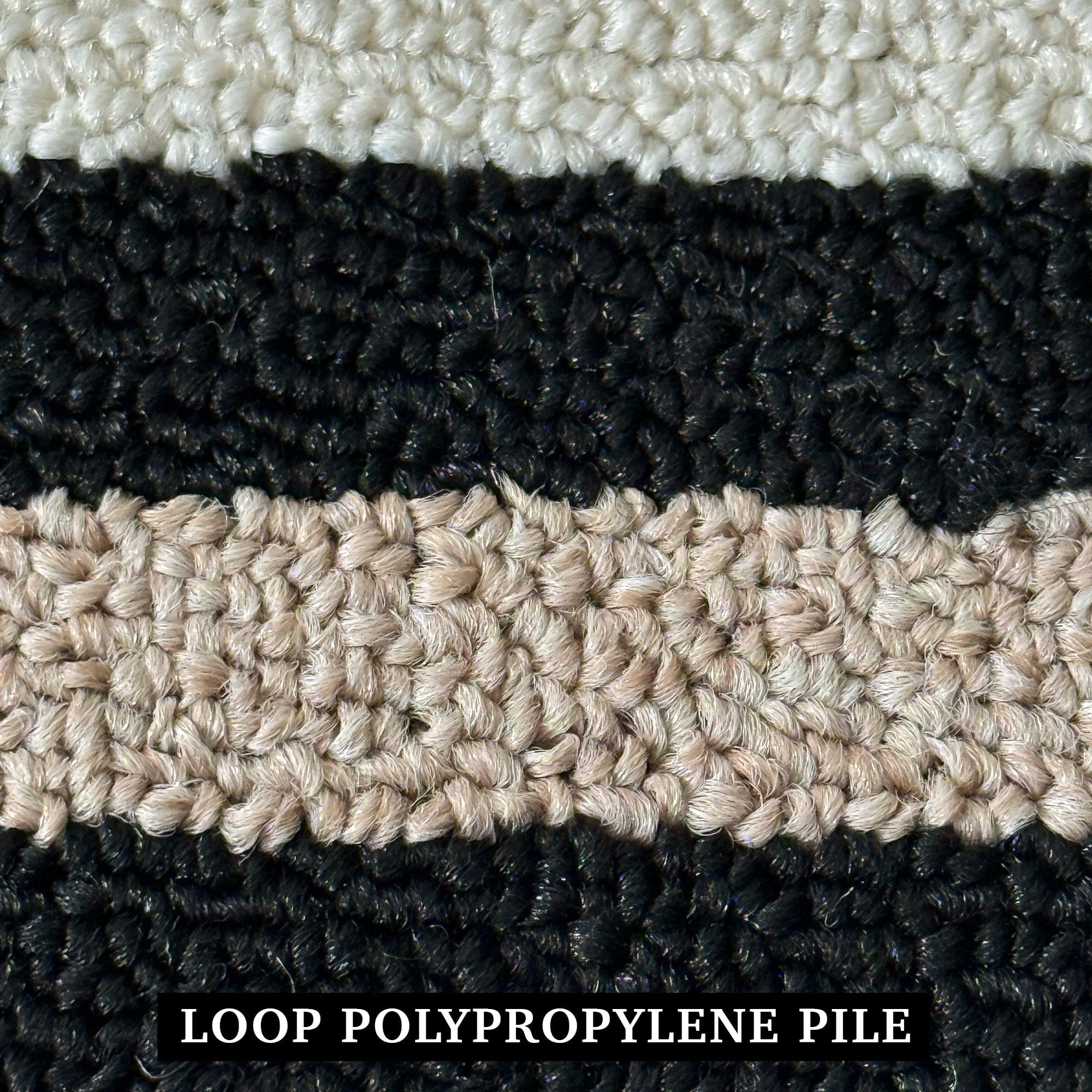 Custom Size Anti-Slip Machine Washable Loop Pile Bordered Black Runner Rugs ( 10' x 36")