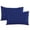 dark blue, variant on IAJFHAFS Pewter Satin Pillowcase with Zipper Closure, Standard 2-Pack