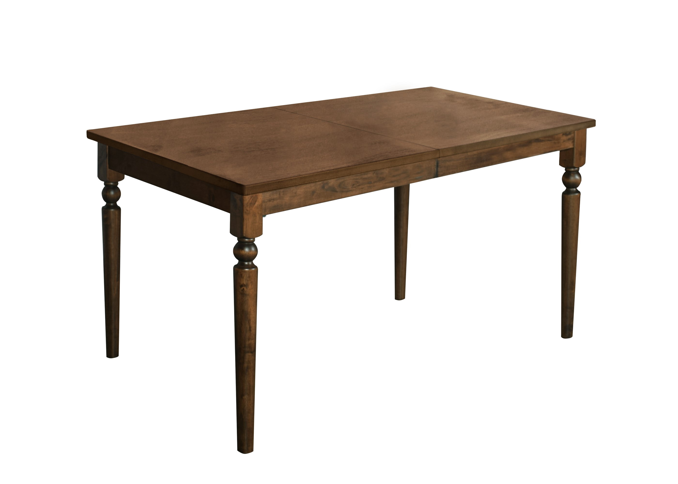 Home Design Beckley Brown Rectangular Dining Table, Wood, Spacious Tabletop, Elegant Modern Style, Durable Construction, Easy to Clean, Adult
