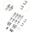 thumbnail image 6 of MERIGLARE 1/12 RC Car Shock Absorber Set Shock Holder Metal Replacement Repair Upgraded Kits for MN82 82S 82Pro Hobby Car DIY Modified Silver, 6 of 8