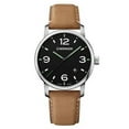 thumbnail image 2 of Wenger Men's 01.1741.117 Urban Metropolitan Black Dial Brown Leather Strap Watch, 2 of 2