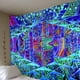 thumbnail image 1 of 3d Espacio Trippy Tapiz Psicodélico Colgante de Pared Colcha Habitación Decoración para el hogar,11 Feliz Sencillez, 1 of 4