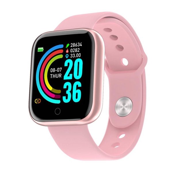 Reloj inteligente Y68 D20 con Bluetooth USB con Monitor cardiaco Smartwatch