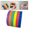 thumbnail image 4 of 6 Pieces Candy Color Sticky Tapes Funny Children Adults Ball Tape Decompression Toy for Children DIY Solid Color, 4 of 9