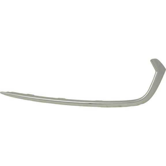 OE Compatible/Replacement Bumper Moulding Front Right Hand Chrome Without A-Spec