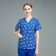 thumbnail image 1 of Ropa quirúrgica estampada, traje dividido de manga corta, ropa de mano para cepillo de médico, ropa de trabajo de verano de algodón fino para quirófano quirúrgico, 1 of 5