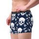 thumbnail image 2 of Balery white arrow Skull Calzoncillos bóxer para hombre, ropa interior de algodón suave y transpirable con cinturilla de nailon-Large, 2 of 5