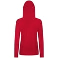 thumbnail image 3 of Women's Levelwear Red Philadelphia Phillies Relay Banner Arch Long Sleeve T-Shirt Hoodie, 3 of 3
