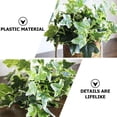 thumbnail image 2 of GOOHOCHY 2 uds hojas de hiedra artificiales ramas plantas decoración de hojas verdes simuladas, 2 of 8