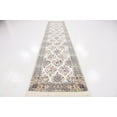 thumbnail image 3 of Rugs.com Rabia Collection Rug – 3' x 13' Runner Ivory Low Rug Perfect For Hallways, Entryways, 3 of 8