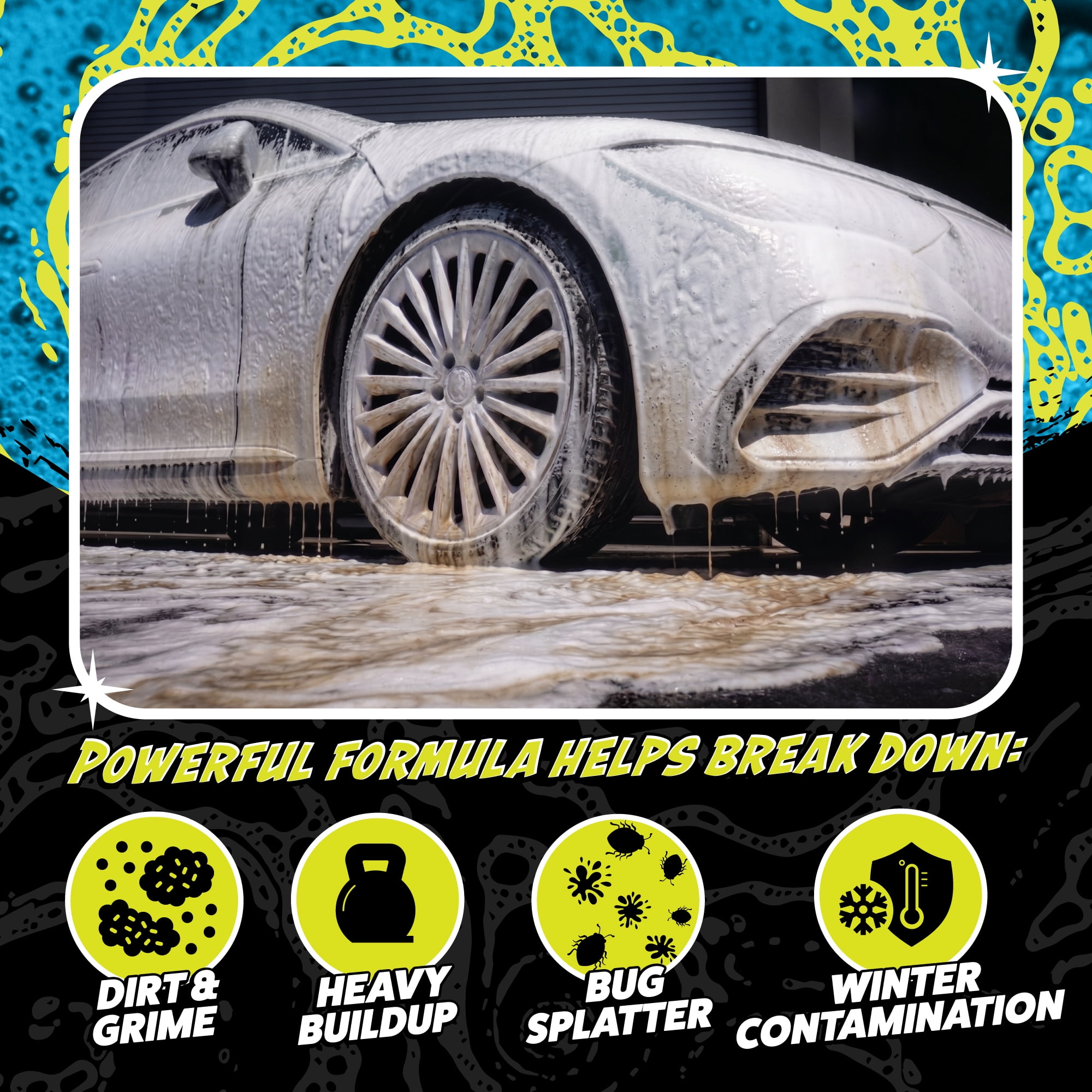 Chemical Guys 'Hands Off' Pre-Wash Snow Foam Touchless Rinse, 16 fl oz
