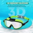 thumbnail image 3 of Lunettes de Natation pour Enfants Anti-Buée Lunettes de Natation Claires Sans Fuite pour Enfant, 3 of 6