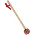 thumbnail image 5 of HEMOTON Wood and Cotton Linen Mallet for Gong with Comfortable Wood Handle Producing Clear Sound 7 inches, 5 of 8