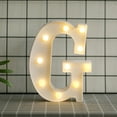 thumbnail image 1 of LED Marquee Letter Lights Sign, Light Up Alphabet Letter for Home Party Wedding Decoration(G）, 1 of 8