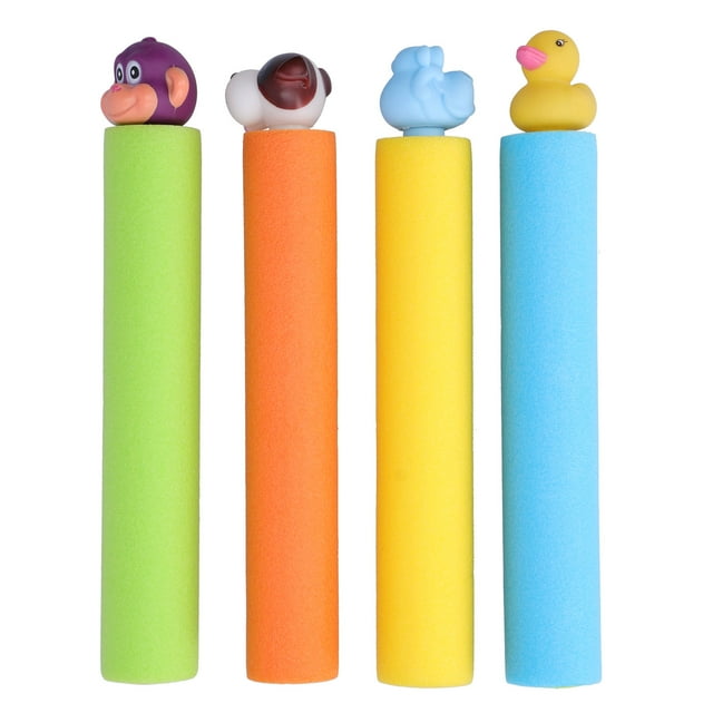 piezas de juguete acuático con bomba de acción, diseño de animales de dibujos animados, para piscina, playa, para niños.