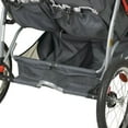 thumbnail image 4 of Baby Trend Expedition DJ96715R Lightweight Swivel Double Jogger Stroller, Elixer, 4 of 9