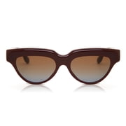 Victoria Beckham VB 602S Plastic Womens Cat-Eye Sunglasses Burgundy 53mm Adult