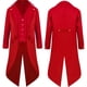 thumbnail image 4 of Ropa vintage medieval para hombre, esmoquin vintage punk largo para hombre, 4 of 5