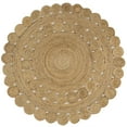 thumbnail image 2 of JONATHAN Y ANSA 3' Round Area Rug, Bodhi Jute Hippie Circle - Natural, RNF104A-3R, 2 of 7